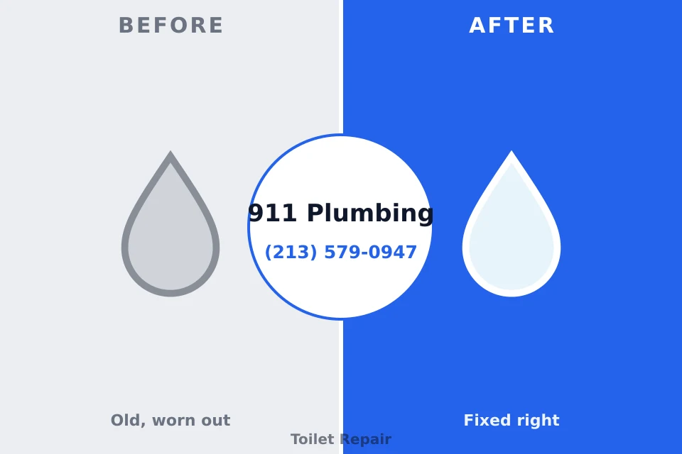 Before and after: plumbing repair Whitmire, SC